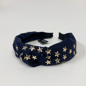 Navy Blue Star Headband